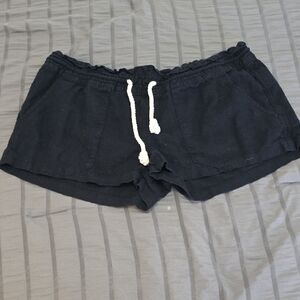 Roxy Women's Black Athletic Shorts Sz Lg